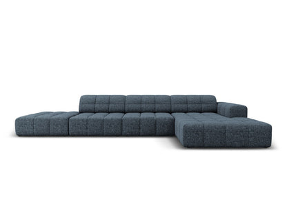 Chicago Corner Sofa, 5 Seats, 348x167 cm — Royal Blue / Right