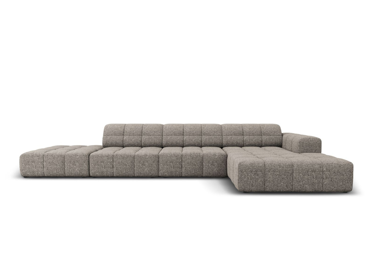 Chicago Corner Sofa, 5 Seats, 348x167 cm — Grey / Right
