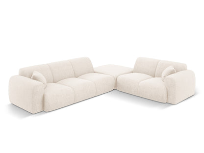 Nolio Corner Sofa, 4 Seats, 315x250 cm — Light Beige / Right