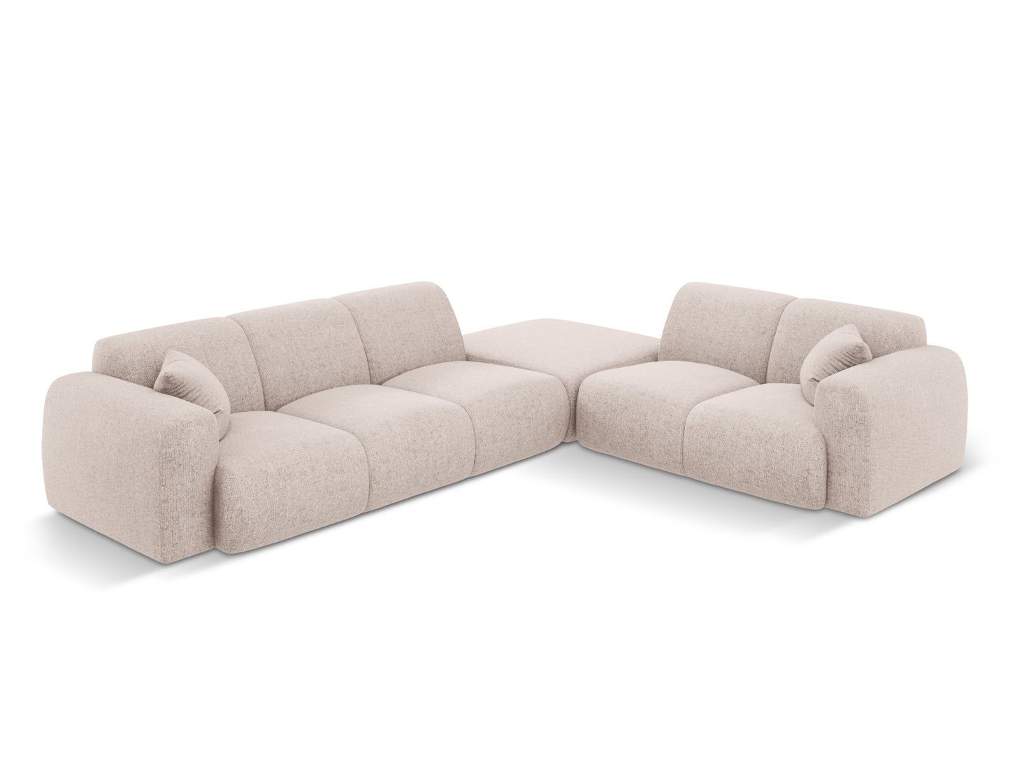 Nolio Corner Sofa, 4 Seats, 315x250 cm — Beige / Right