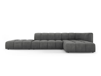 Moritz Modular Corner Sofa, 5 Seats, 323x160 cm — Dark Grey / Right