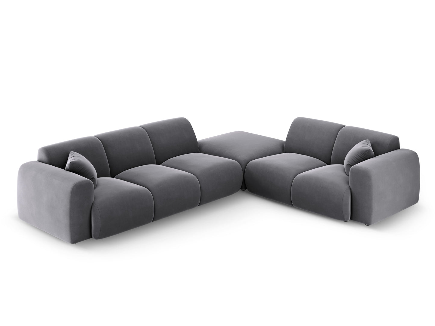 Nolio Corner Sofa, 4 Seats, 315x250 cm — Dark Grey / Right