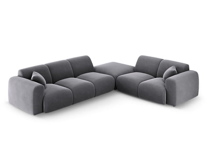 Nolio Corner Sofa, 4 Seats, 315x250 cm — Dark Grey / Right