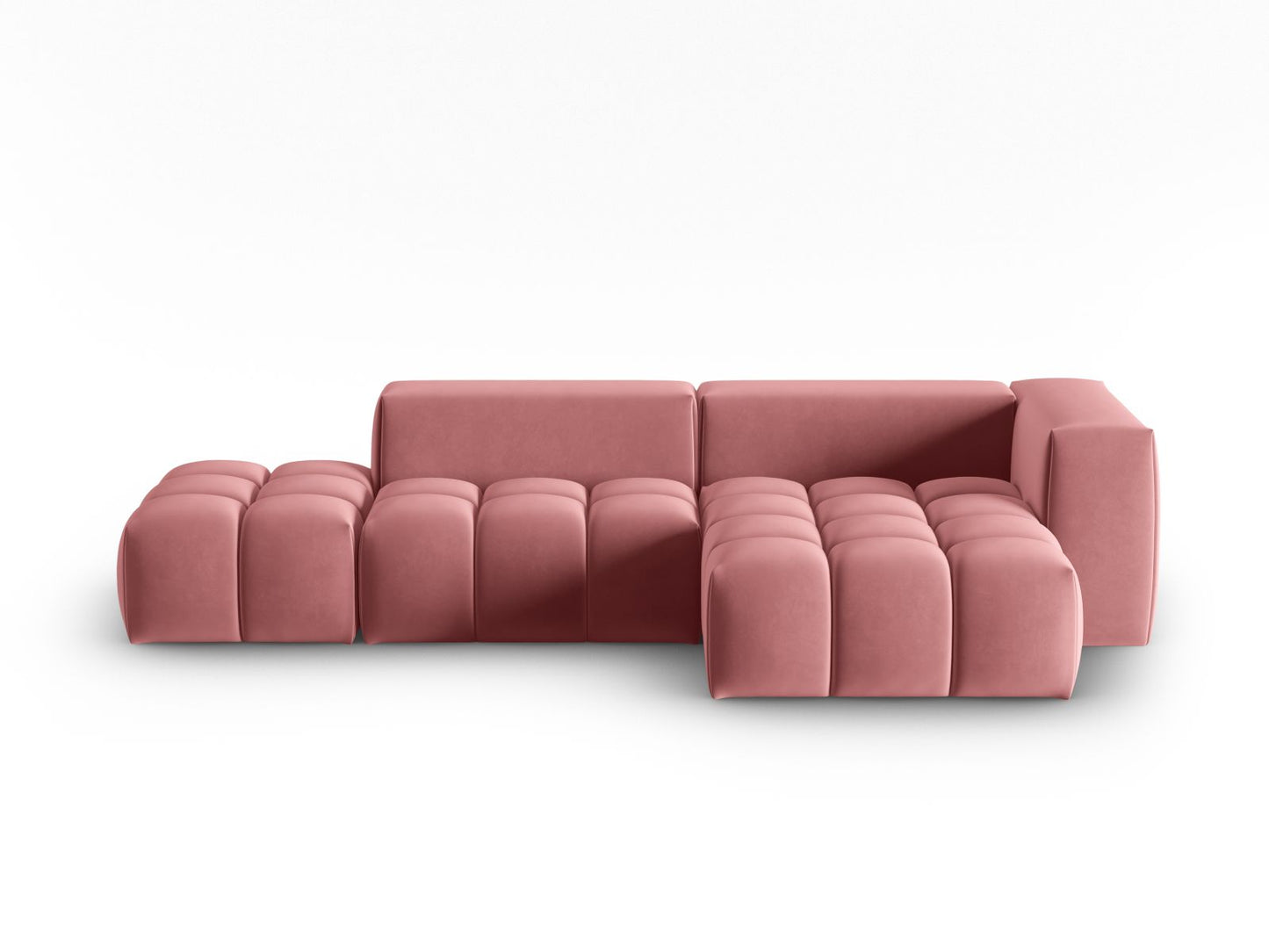 Verona Modular Corner Sofa, 4 Seats, 265x145 cm — Flamingo / Right
