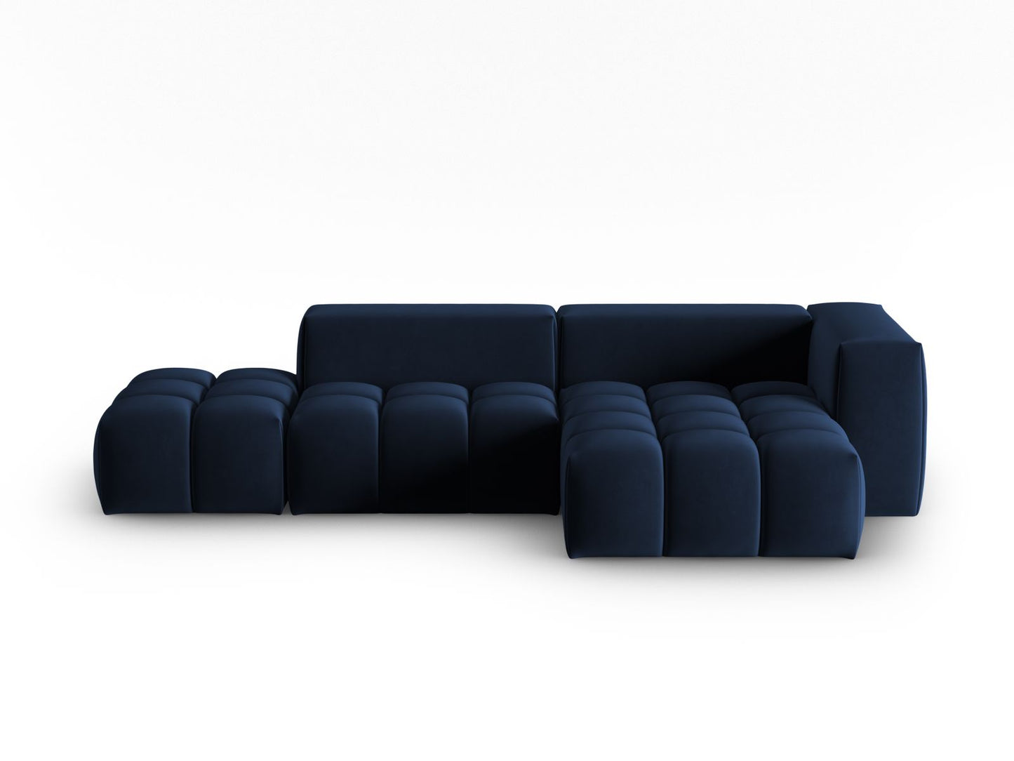 Verona Modular Corner Sofa, 4 Seats, 265x145 cm — Royal Blue / Right