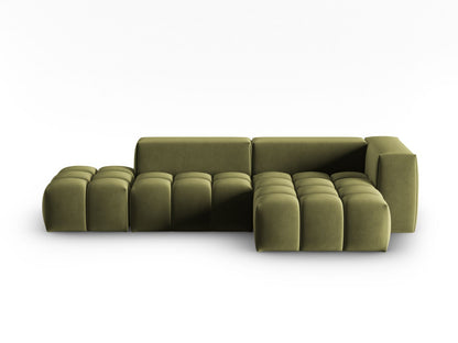 Verona Modular Corner Sofa, 4 Seats, 265x145 cm — Light Green / Right