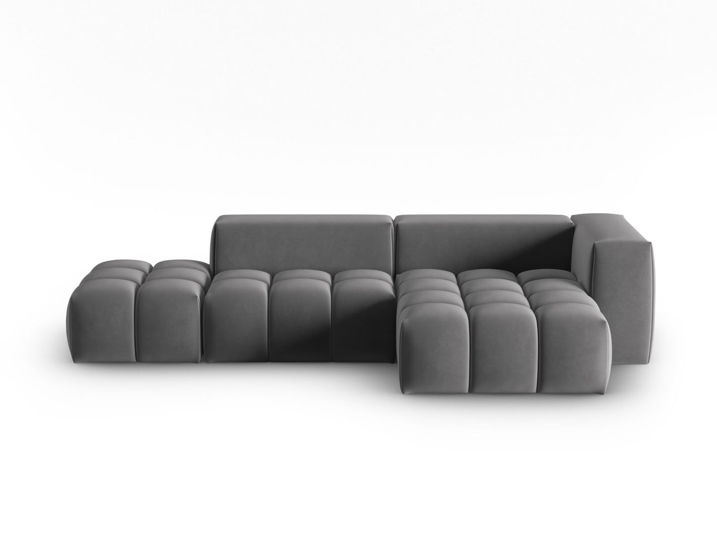 Verona Modular Corner Sofa, 4 Seats, 265x145 cm — Warm grey / Right
