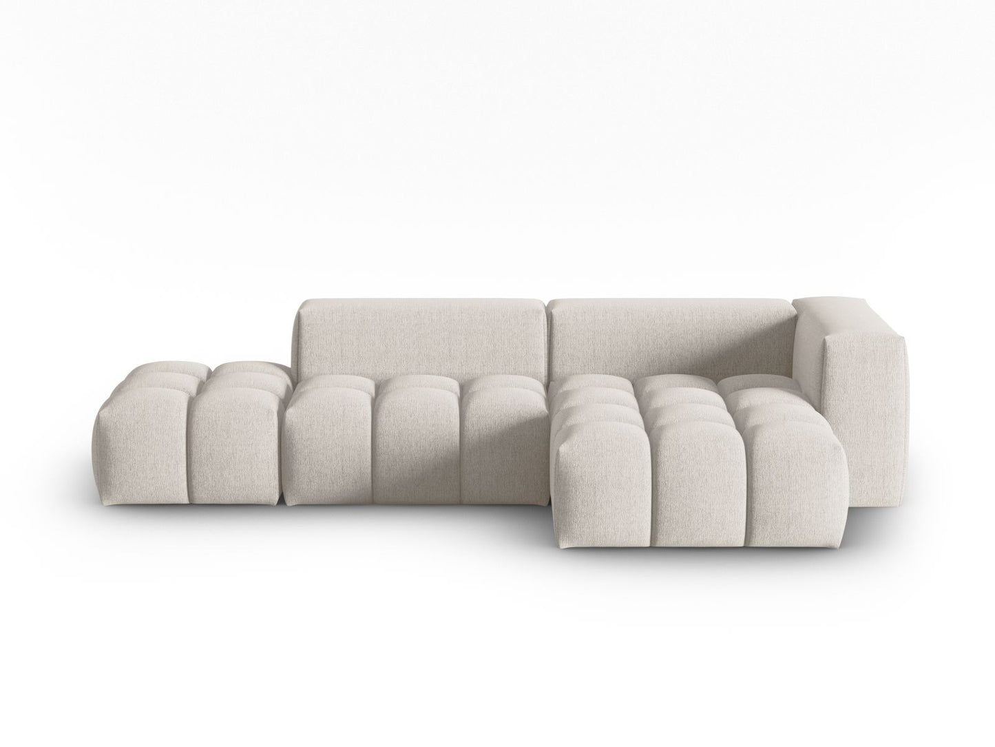 Verona Modular Corner Sofa, 4 Seats, 265x145 cm — Beige / Right