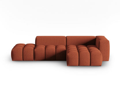 Verona Modular Corner Sofa, 4 Seats, 265x145 cm — Coral / Right