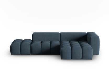 Verona Modular Corner Sofa, 4 Seats, 265x145 cm — Dark Blue / Right