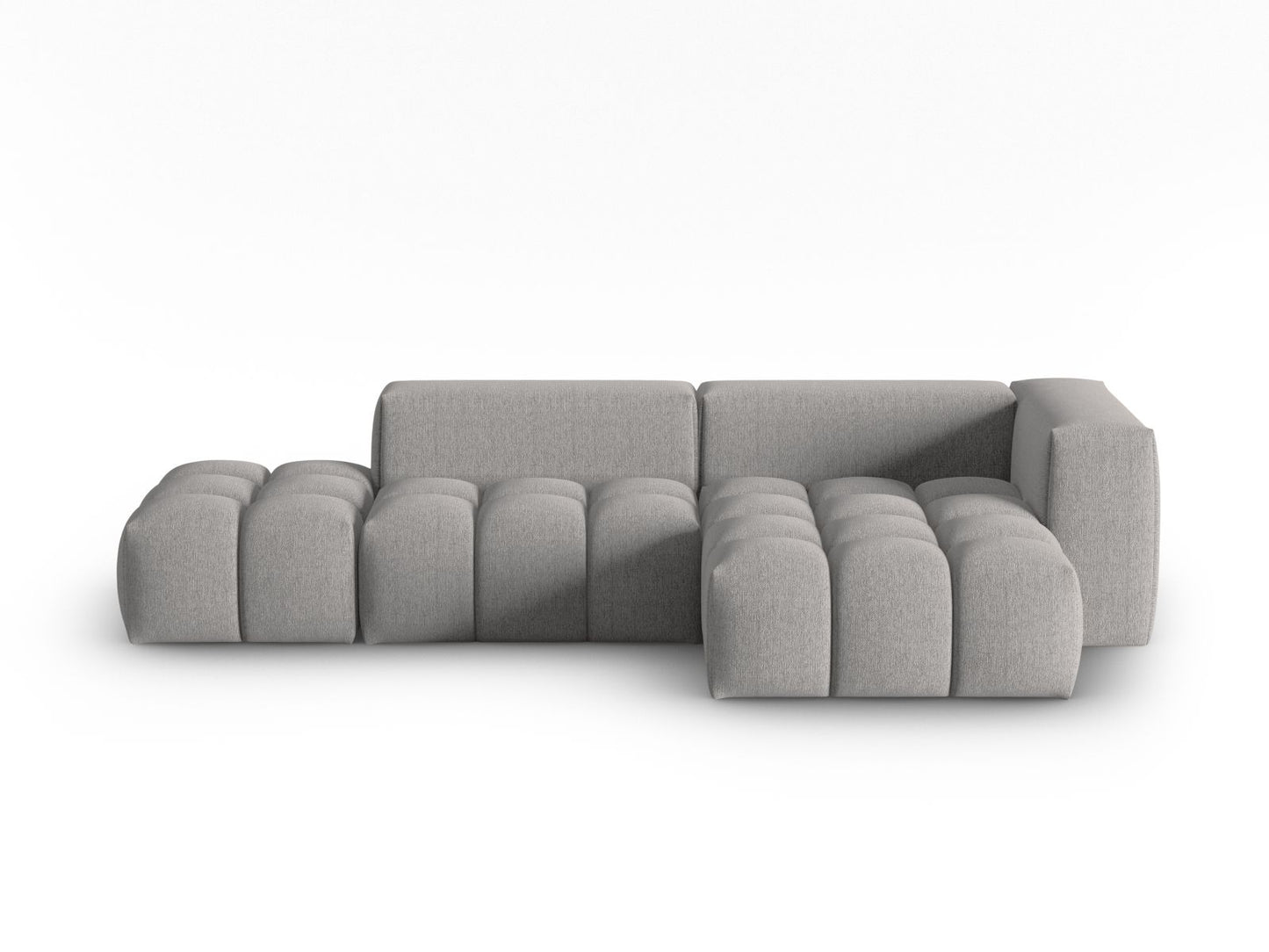 Verona Modular Corner Sofa, 4 Seats, 265x145 cm — Warm grey / Right
