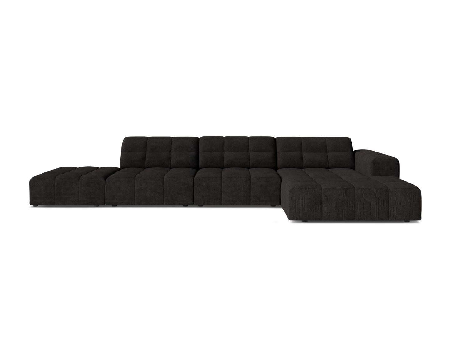 Chicago Corner Sofa, 5 Seats, 348x167 cm — Anthracite / Right
