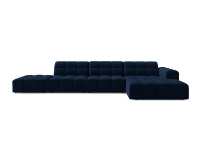 Chicago Corner Sofa, 5 Seats, 348x167 cm — Royal Blue / Right