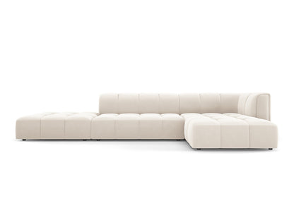 Moritz Modular Corner Sofa, 5 Seats, 323x160 cm — Light Beige / Right