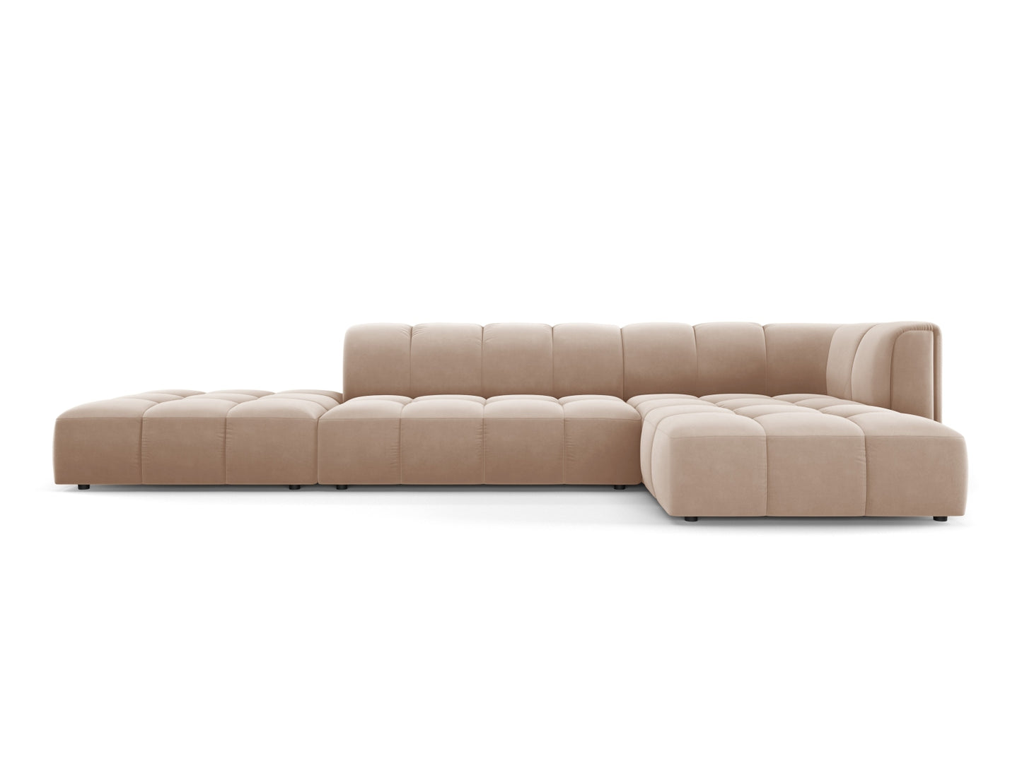 Moritz Modular Corner Sofa, 5 Seats, 323x160 cm — Beige / Right