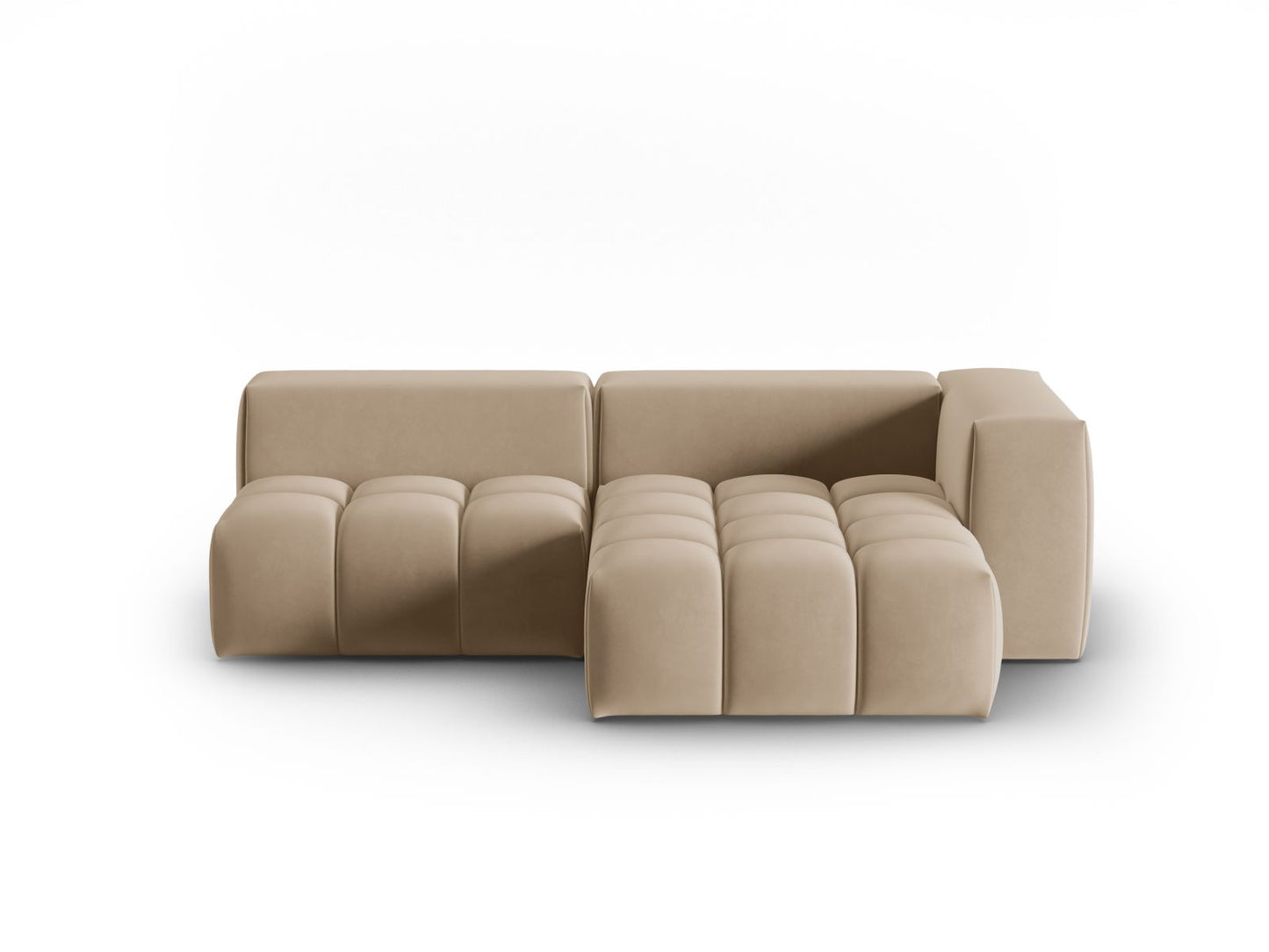 Verona Modular Corner Sofa, 3 Seats, 205x145 cm — Sand / Right