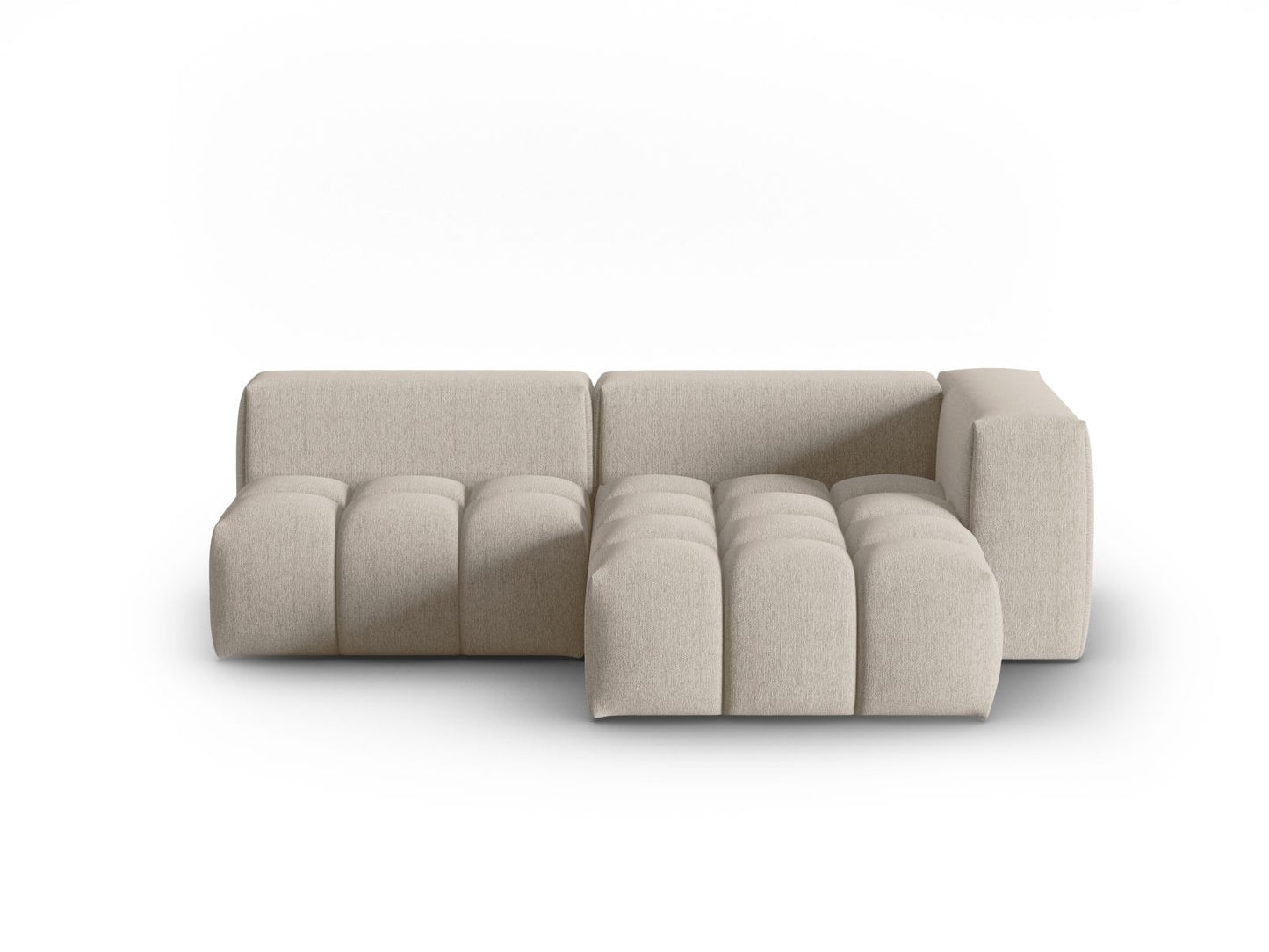 Verona Modular Corner Sofa, 3 Seats, 205x145 cm — Sand / Right