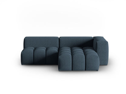 Verona Modular Corner Sofa, 3 Seats, 205x145 cm — Dark Blue / Right
