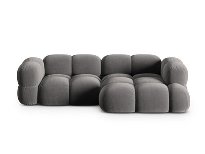Loretto Corner Sofa, 3 Seats, 250x147 cm — Grey / Right