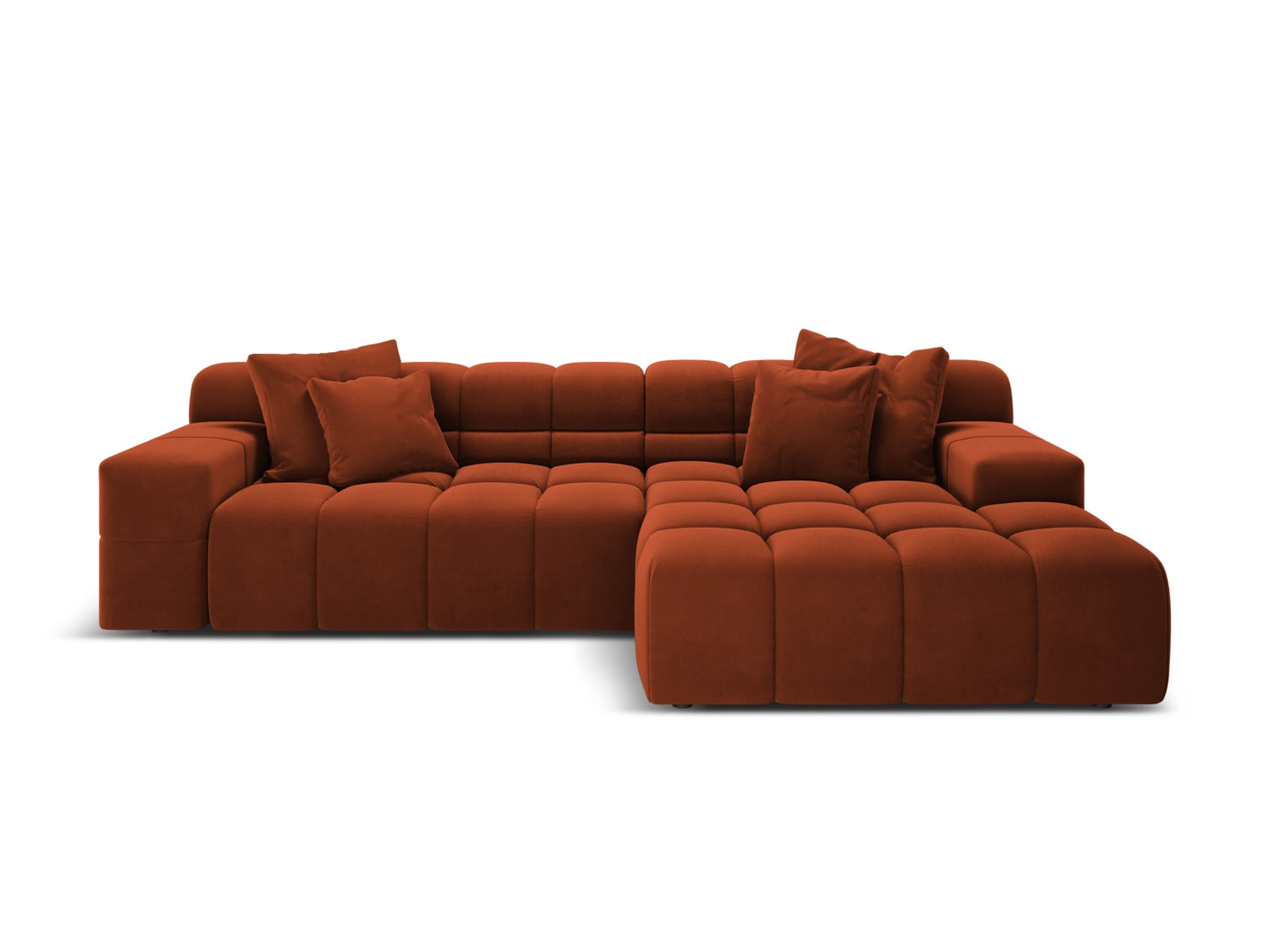 Hawaii Corner Sofa, 3 Seats, 270x160 cm — Auburn / Right