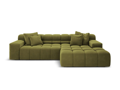 Hawaii Corner Sofa, 3 Seats, 270x160 cm — Pistachio / Right