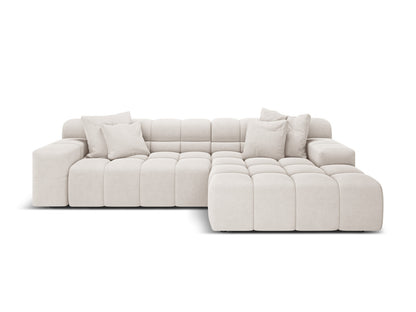 Hawaii Corner Sofa, 3 Seats, 270x160 cm — Light Beige / Right