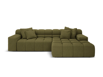 Hawaii Corner Sofa, 3 Seats, 270x160 cm — Green / Right