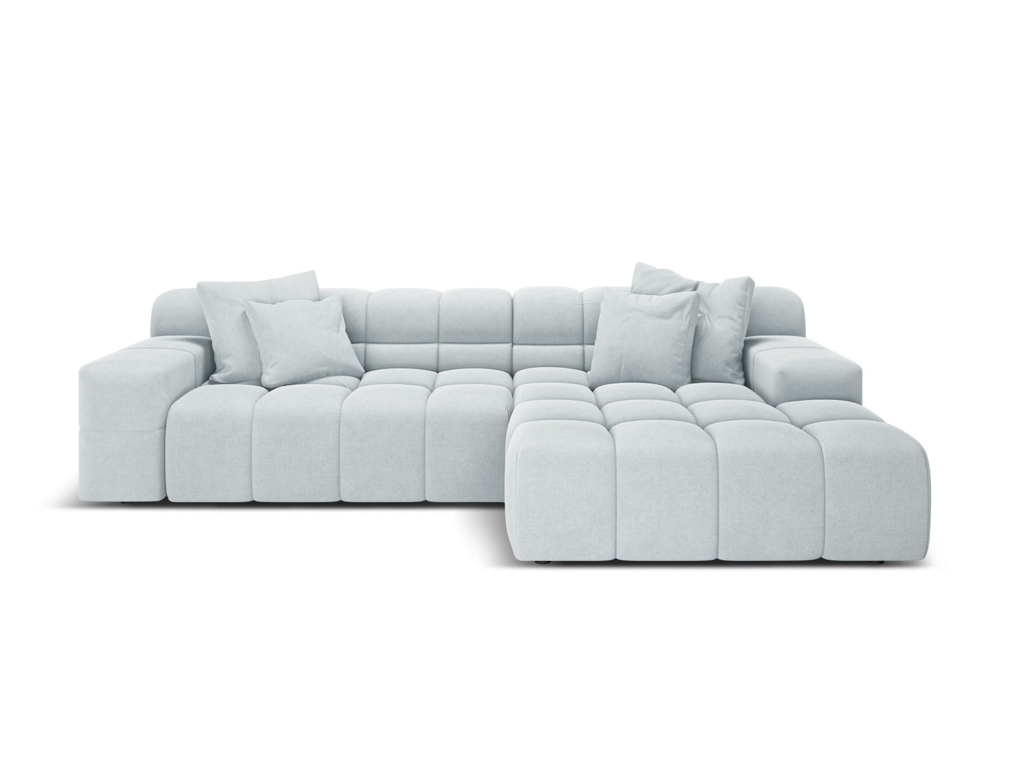 Hawaii Corner Sofa, 3 Seats, 270x160 cm — Light Grey / Right
