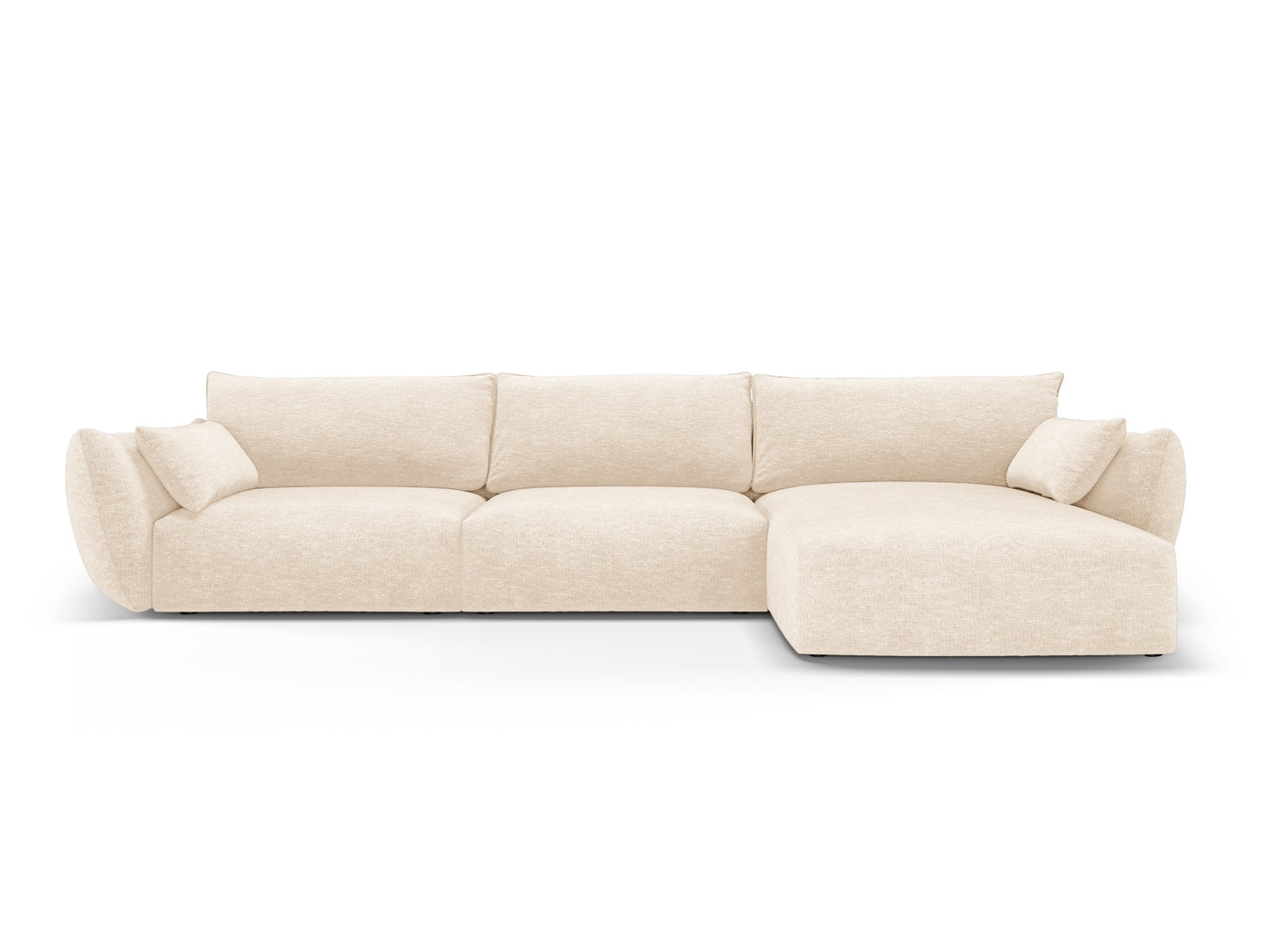 Matera Corner Sofa, 4 Seats, 308x171 cm — Light Beige / Right