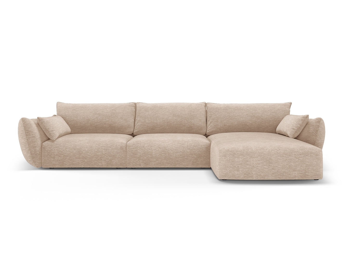 Matera Corner Sofa, 4 Seats, 308x171 cm — Beige / Right