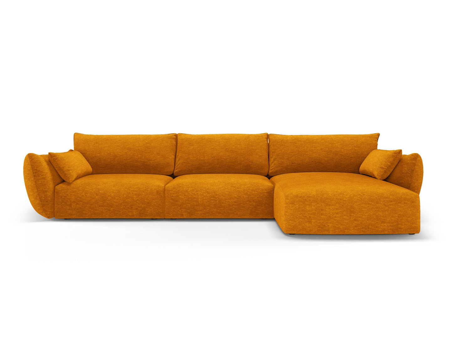 Matera Corner Sofa, 4 Seats, 308x171 cm — Yellow / Right
