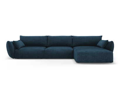 Matera Corner Sofa, 4 Seats, 308x171 cm — Royal Blue / Right
