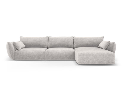 Matera Corner Sofa, 4 Seats, 308x171 cm — Light Grey / Right