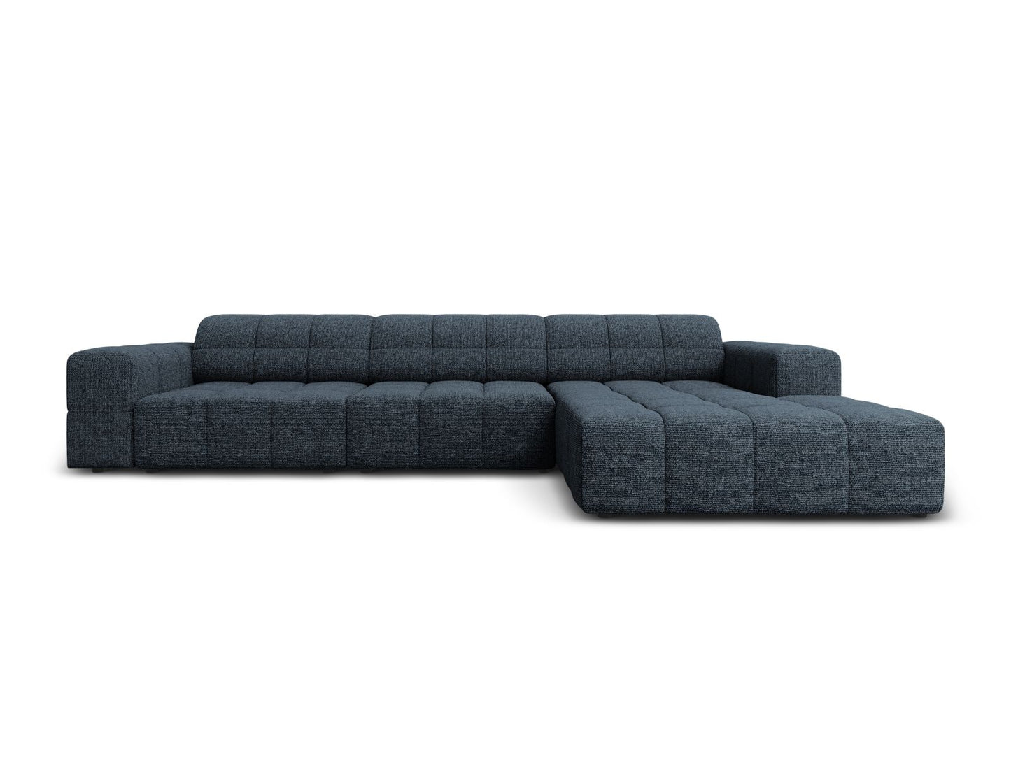 Chicago Corner Sofa, 4 Seats, 294x167 cm — Royal Blue / Right