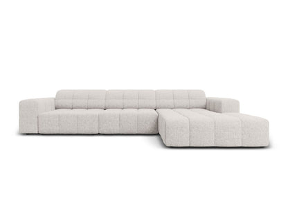 Chicago Corner Sofa, 4 Seats, 294x167 cm — Light Grey / Right