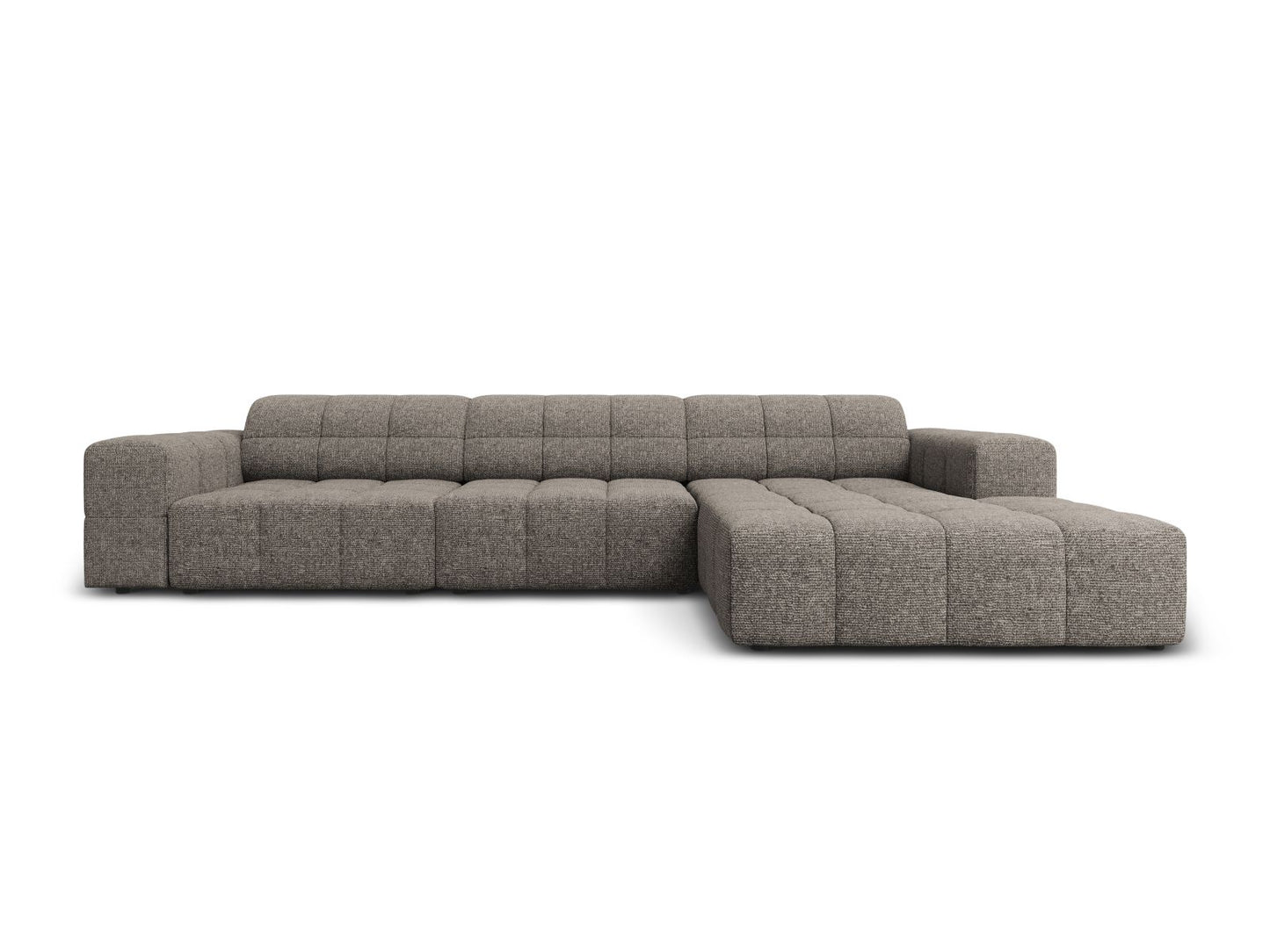 Chicago Corner Sofa, 4 Seats, 294x167 cm — Grey / Right