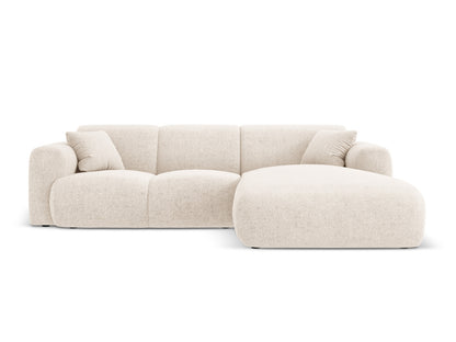 Nolio Corner Sofa, 4 Seats, 260x170 cm — Light Beige / Right
