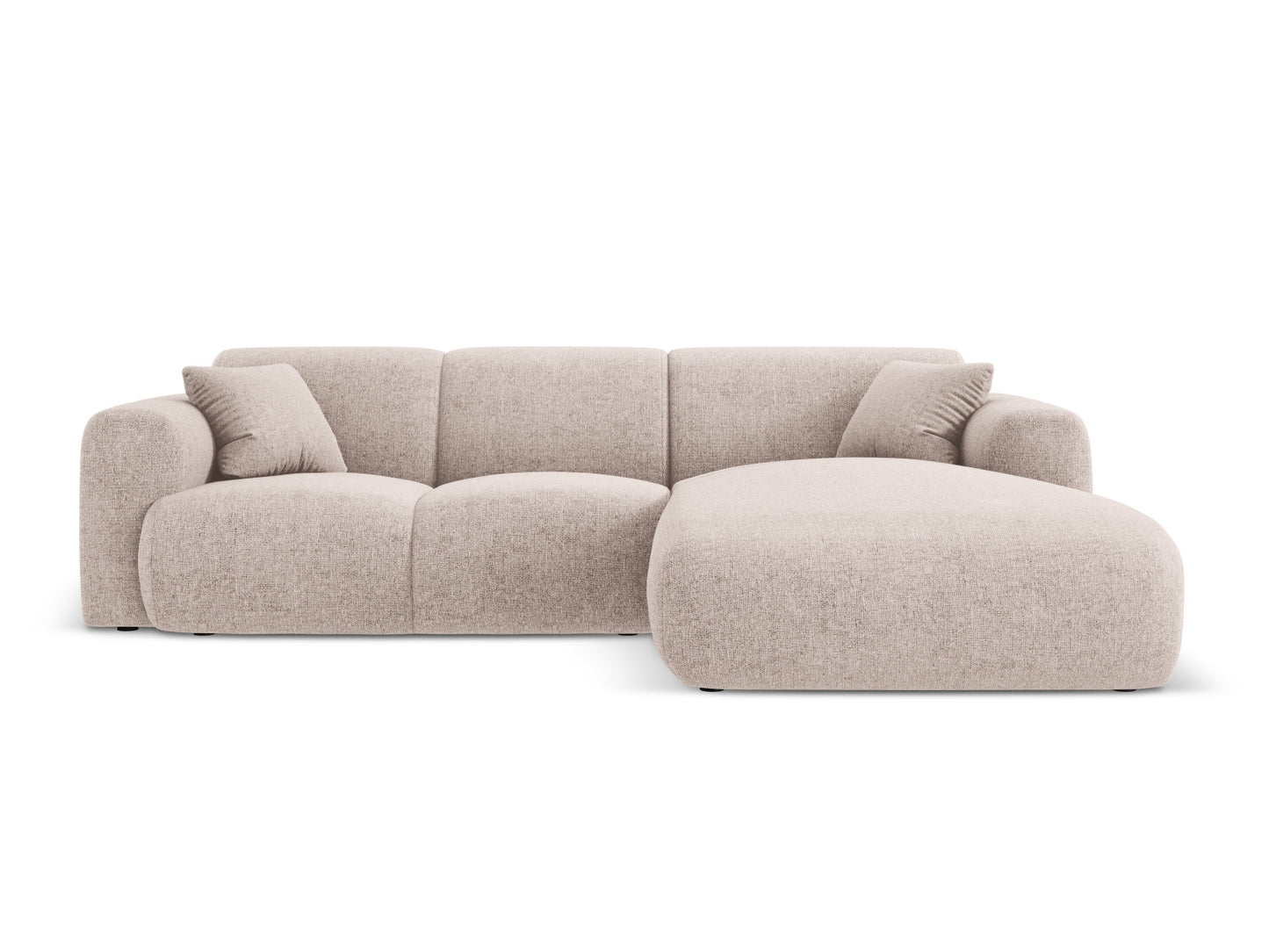 Nolio Corner Sofa, 4 Seats, 260x170 cm — Beige / Right