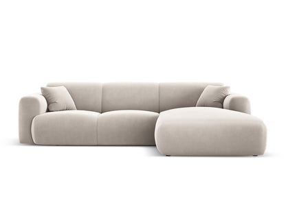 Nolio Corner Sofa, 4 Seats, 260x170 cm — Light Beige / Right
