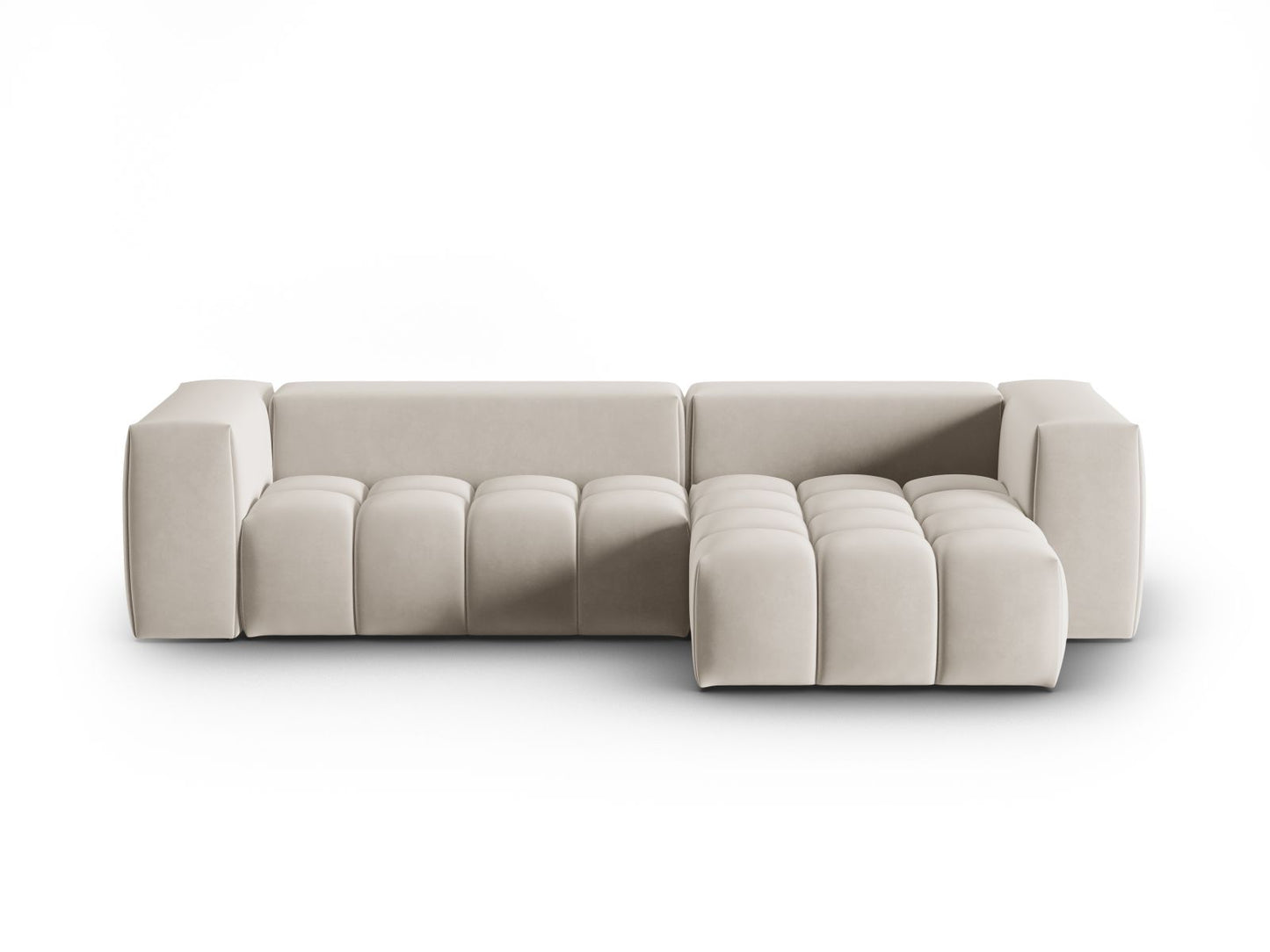 Verona Modular Corner Sofa, 3 Seats, 260x145 cm — Ecru / Right