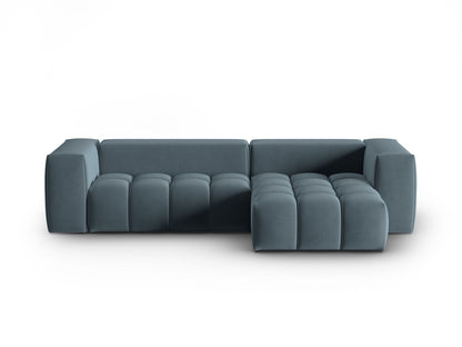 Verona Modular Corner Sofa, 3 Seats, 260x145 cm — Pastel Blue / Right