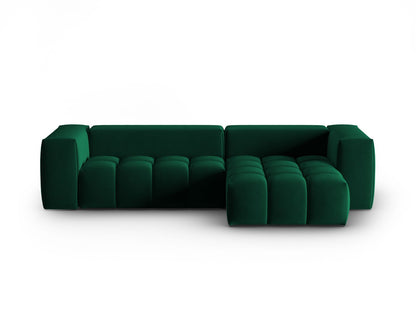 Verona Modular Corner Sofa, 3 Seats, 260x145 cm — Bottle Green / Right