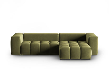 Verona Modular Corner Sofa, 3 Seats, 260x145 cm — Light Green / Right
