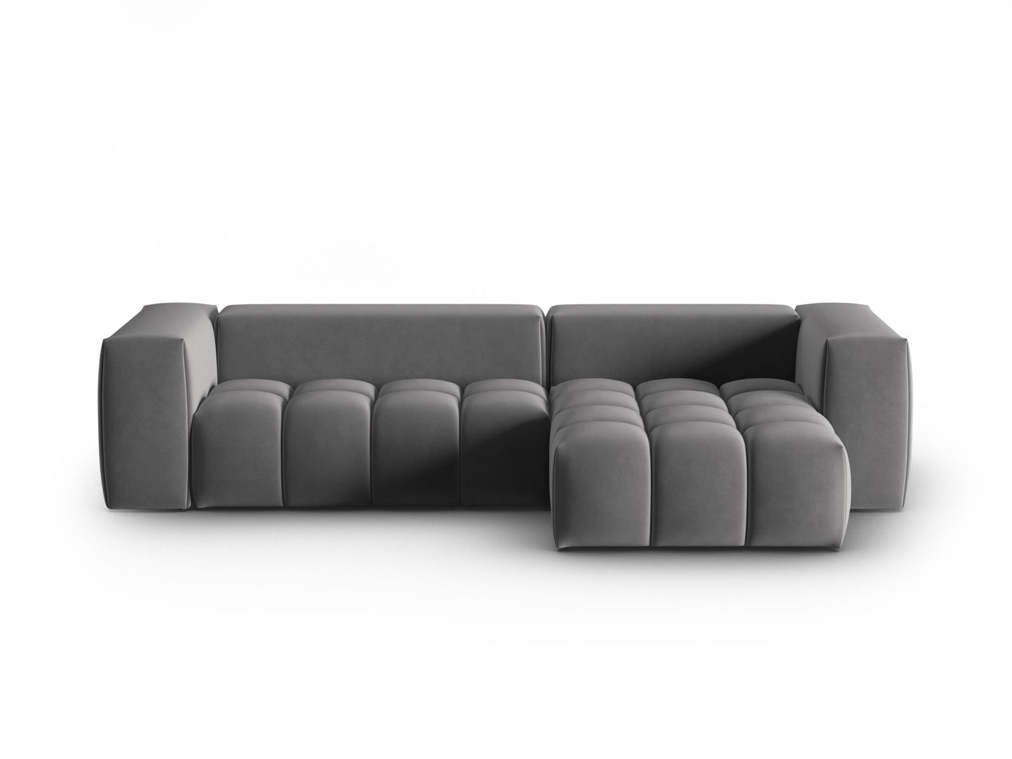 Verona Modular Corner Sofa, 3 Seats, 260x145 cm — Warm grey / Right