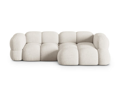 Loretto Corner Sofa, 3 Seats, 250x147 cm — Beige / Right