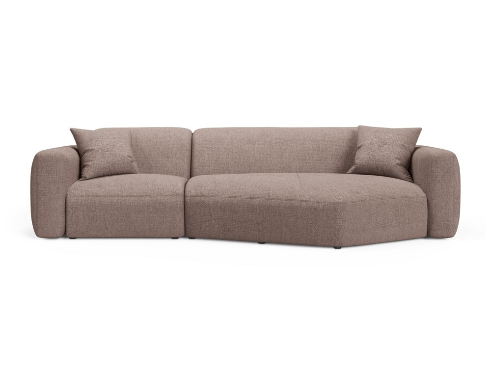 Strino Modular Corner Sofa, 3 Seats, 308x136 cm — Cappuccino / Right