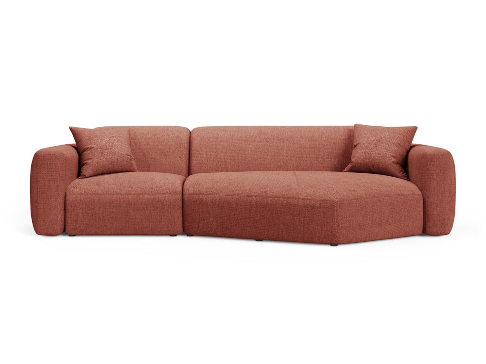 Strino Modular Corner Sofa, 3 Seats, 308x136 cm — Coral / Right