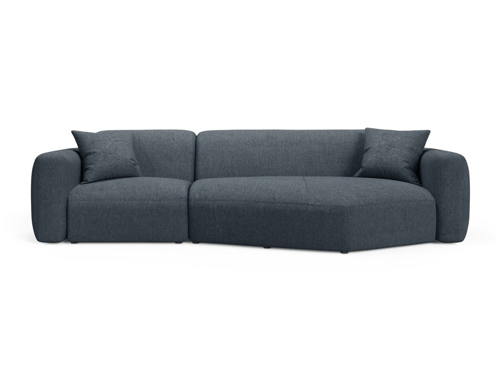 Strino Modular Corner Sofa, 3 Seats, 308x136 cm — Dark Blue / Right