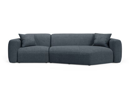 Strino Modular Corner Sofa, 3 Seats, 308x136 cm — Dark Blue / Right