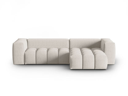 Verona Modular Corner Sofa, 3 Seats, 260x145 cm — Beige / Right